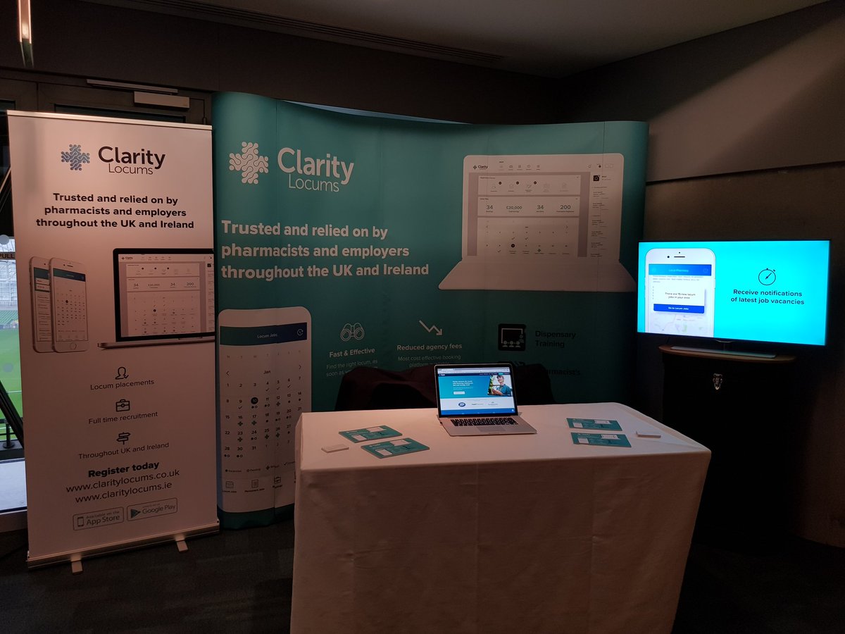 ClarityLocumsUK's tweet photo. Its a pleasure to be exhibiting at the United Drug Pharmacy Show 2018 https://t.co/6KaTf1D9vw