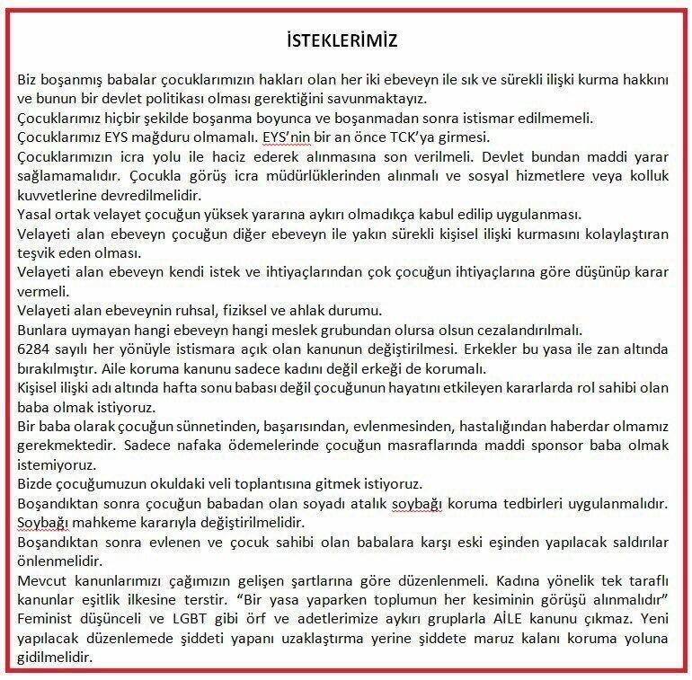 Velayet's tweet photo. #TekTaraflıVelayetÇocukİstismarıdır #ÇareAdilOrtakVelayet #EYSçocukİstismarıdır #ÇocukİcrasıÇocukİstismarıdır #ÇocuklaEbeveyninKişiselDiyalogunuEngellemekÇocukİstismarıdır #OrtakVelayetVerilmemesiÇocukİstismarıdır #VelayetinOrtakOlmamasıÇocukİstismarıdır 

https://t.co/bUw0c14cgH https://t.co/eqUX6uUB4e