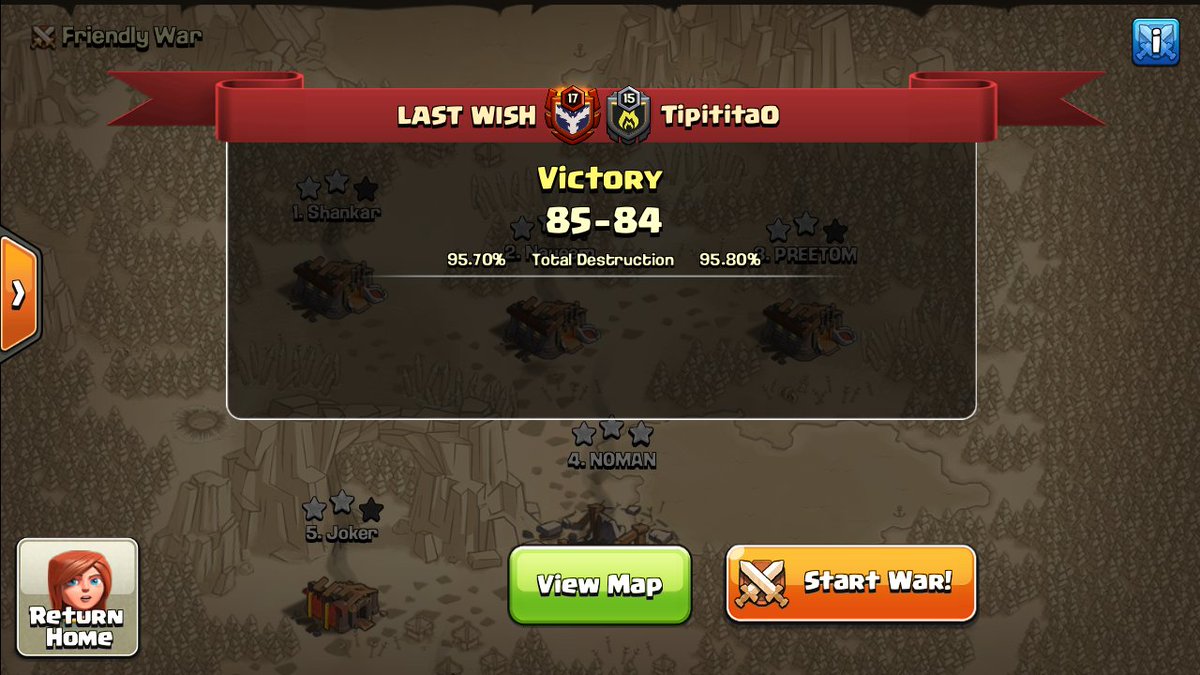 nomancoc's tweet photo. We are winning for @MinerLeagueCW week 1 match. We are vary happy for this moment. 
GG Tipititao 

@BWA_FPC
@WALID00750591 https://t.co/44YrzIxcY7