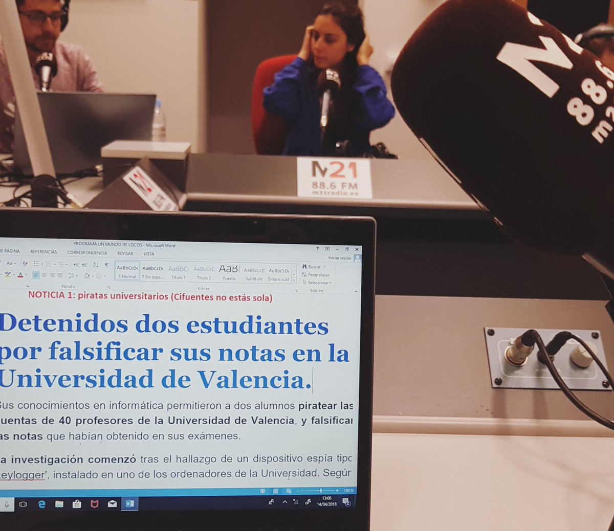 97Morte's tweet photo. Hoy en @emef__  en #UnMundoDeLocos la realidad supera a la ficción... Buen Domingo desde @M21madrid https://t.co/7xixG3ZrtP