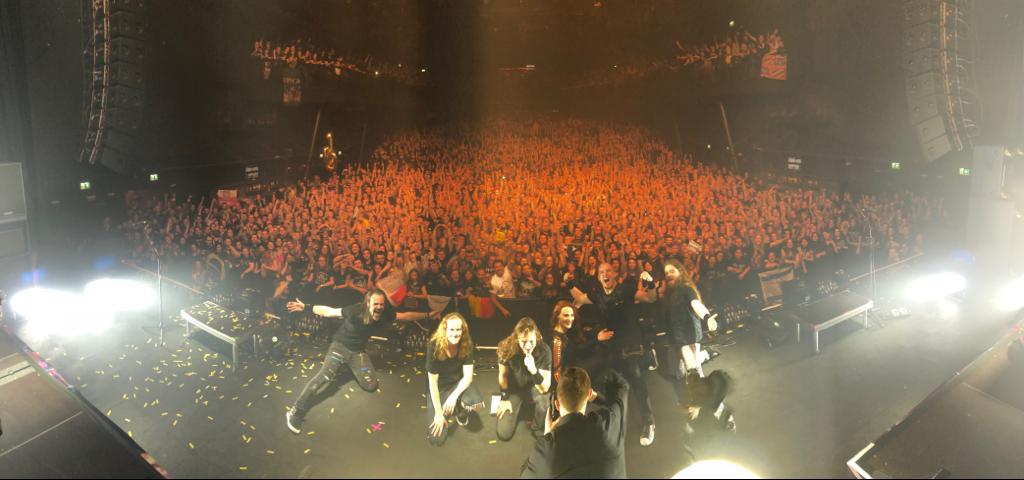 paulybsound's tweet photo. A great #soldout 1000th show to end the @Epica tour at @013 last night! It was great driving their awesome #Adamson #Energia #E15 #E12 #E219 rig again with my usual @SoundcraftUK #Vi400! #audiobliss #livesound #FOH https://t.co/3AHuYLcNWh