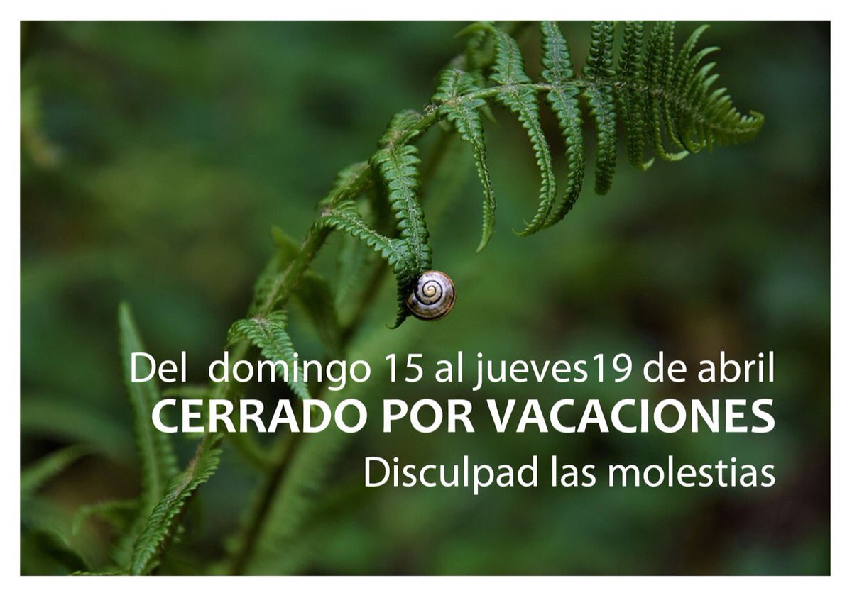 lostresca's tweet photo. ¡Nos tomamos un respiro y nos vemos el viernes 20 de abril! ¡Volveremos con las pilas bien cargadas🔋! #CerradoPorVacas #RelaxModoOn 🐌🐌🐌 #Ávila https://t.co/vvxvKq2M5i