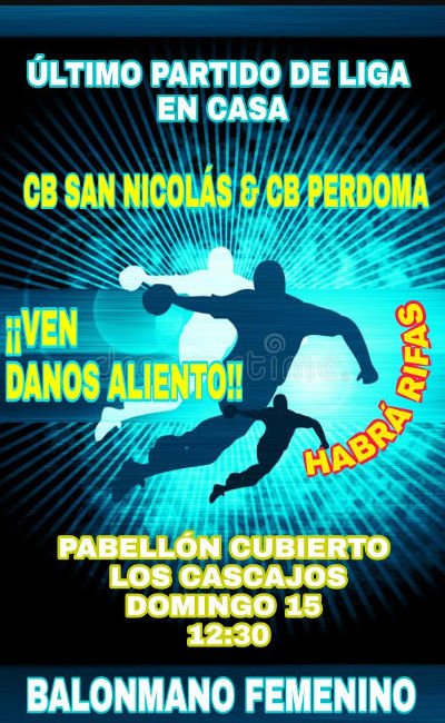 LaAldeaHoy's tweet photo. [#Balonmano]
⚽ ¡Hoy juega el @CB_San_Nicolas!
Liga Territorial Femenina
@CB_San_Nicolas 🆚 @cbmperdoma
🏟 Pabellón Los Cascajos
🕚 12:30 horas 
📲 @LaAldeaHoy 
#SanNicolásPerdoma
#JuegoLimpio #Respeto #Deportividad
¡VAMOS ALDEANAS! https://t.co/NePiyyo4pD