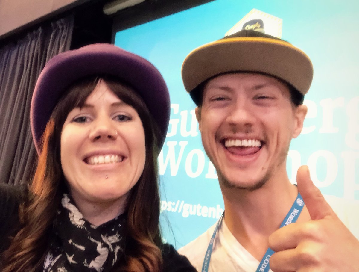 CaroleOlinger's tweet photo. I was allowed to introduce the awesome @zgordon who’s giving a workshop on Gutenberg Development with React at #WCLDN right now! 👌😃 https://t.co/LgqQn8EsYs