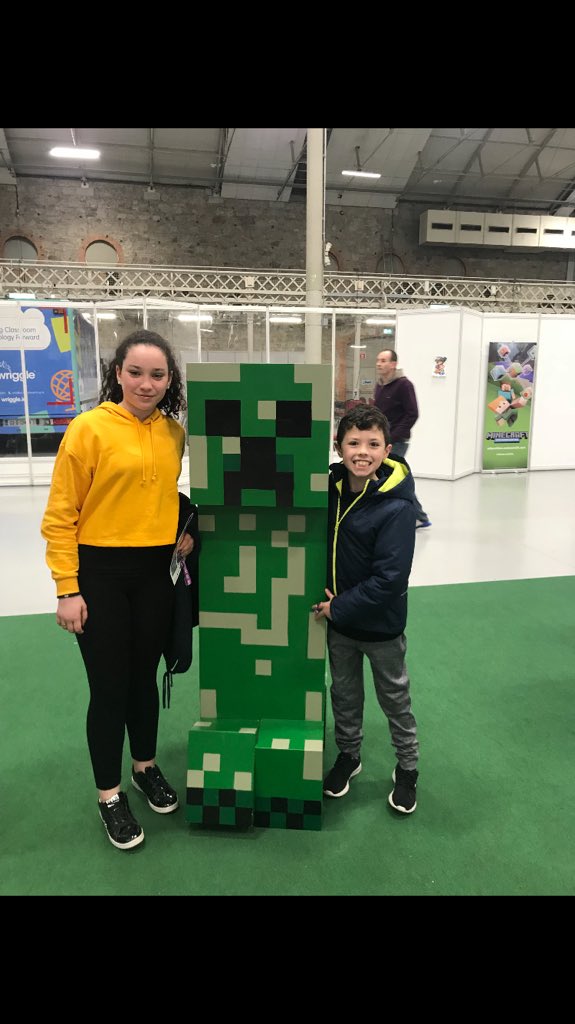 PaulTyredagh81's tweet photo. #Dublin Two of my grand children at the MineCraft event. #LimerickPosse ๐ https://t.co/z623axHSES
