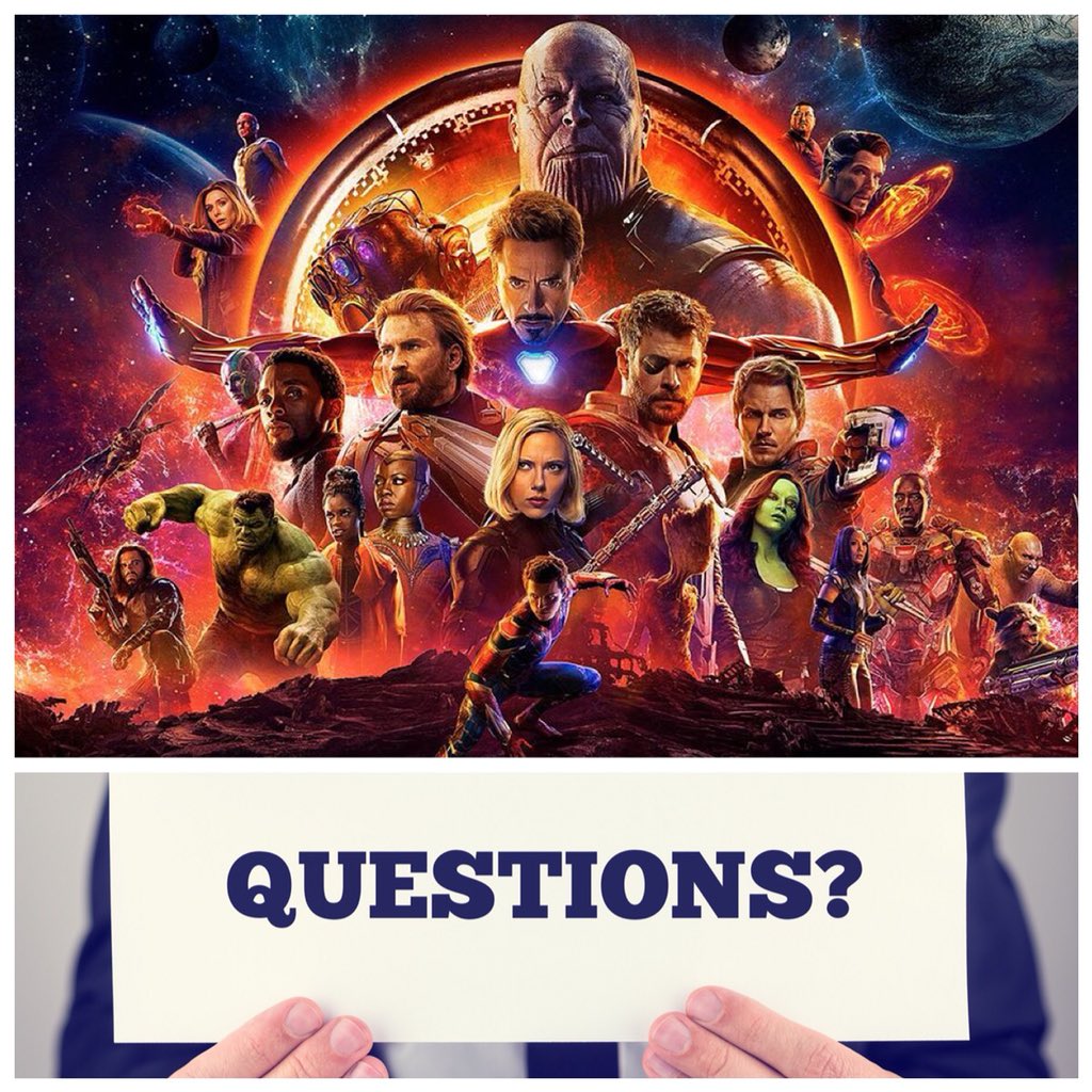 Next weeks video is our thoughts on #InfinityWar before heading into it. If you’ve e got anything to want to ask us, please comment on here or on our Instagram