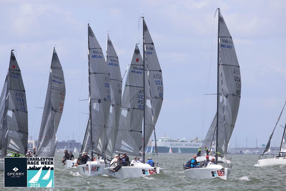 Melges_24's tweet photo. .@sperry @CHSRaceWeek : All-important Saturday as forecast brings concern - Brian Porter and the Full Throttle team continue to set a strong pace in #Melges24 class https://t.co/OBAMiKZA6f @yandyfeed @Melges_24 #SperryCRW #SCRW18 @USMelges24 @MelgesUSA https://t.co/vfIrFwu548
