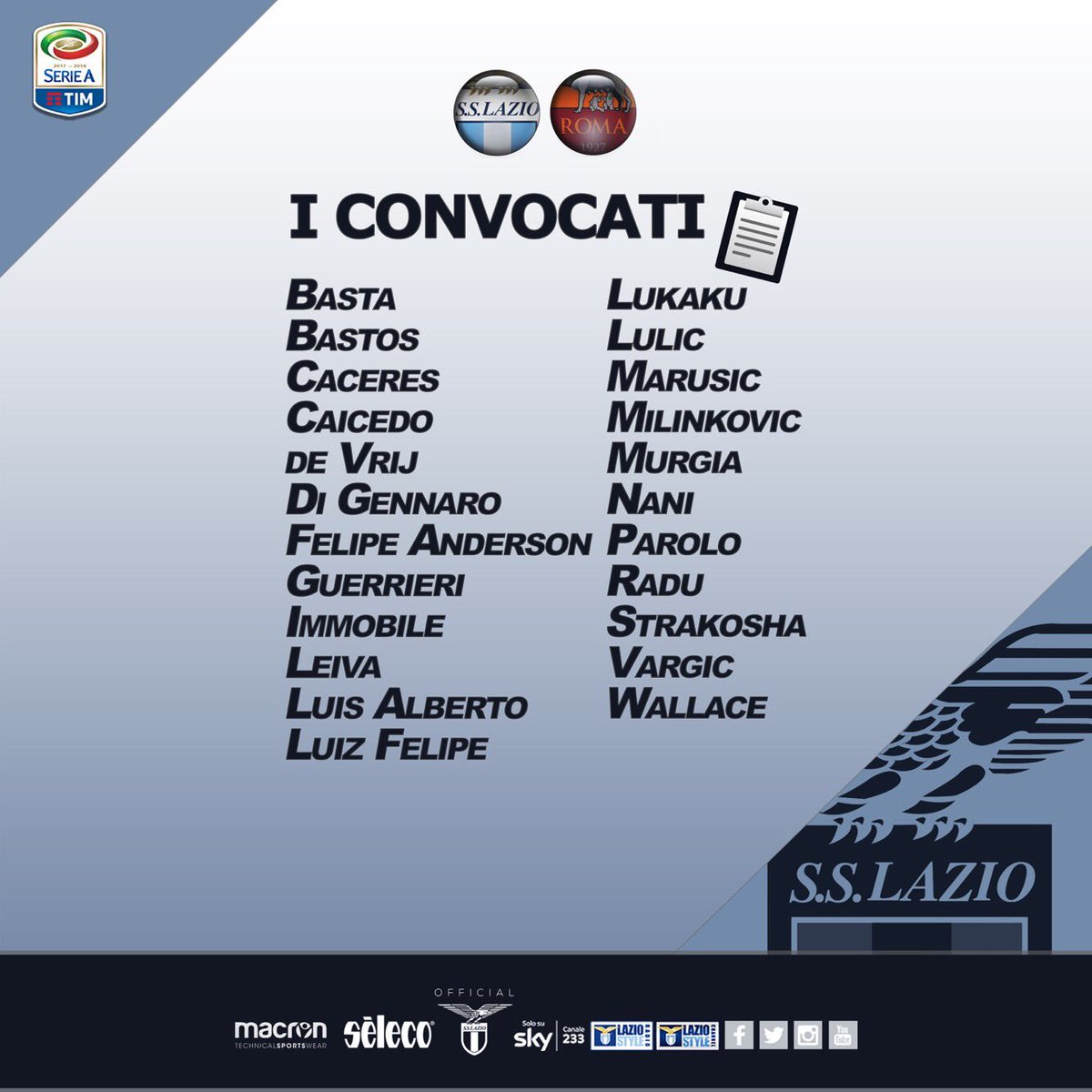 La Prima Squadra Della Capitale