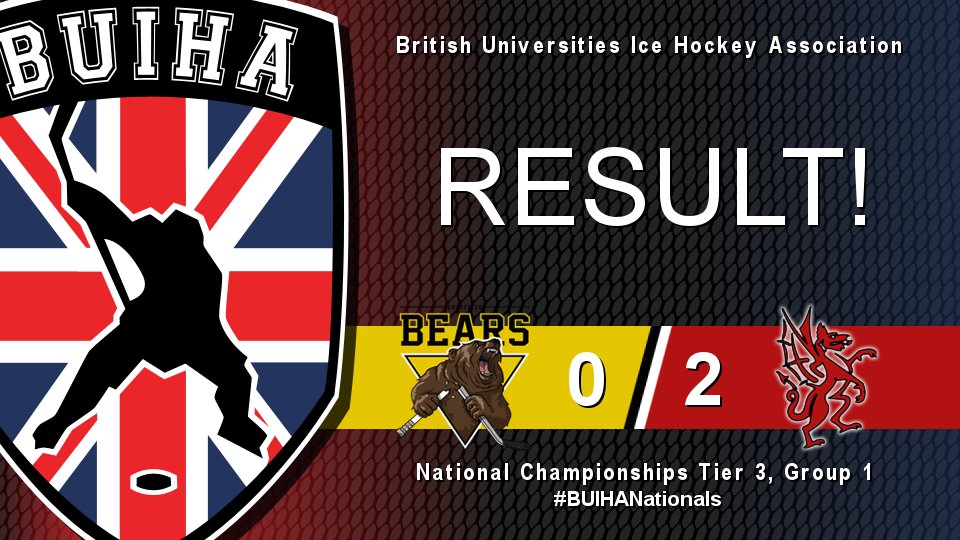 🚨 MATCH RESULT 🚨

🏠 <a href="/SheffieldBears/">Sheffield Bears</a> D 0 - 2 <a href="/LondonDragons/">London Dragons</a> B 🚌

📋 buiha.org.uk/g/5260

#BUIHANationals