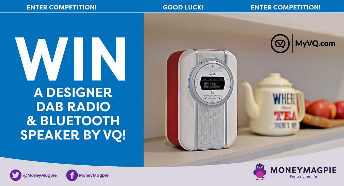 Moneymagpie On Twitter Lastchance To Win A Designer Dab Radio - moneymagpie on twitter lastchance to win a designer dab radio bluetooth speaker by vq https t co dgnvpjphup competition