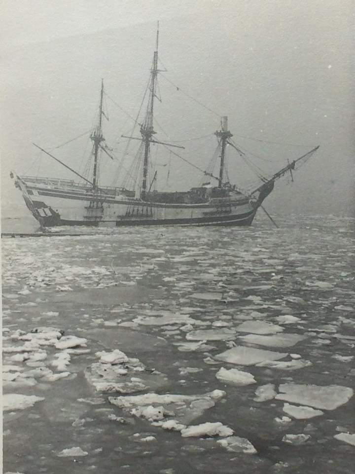 Checkout this picturesque image of Morecambe's very own Moby Dick In an Antarctic looking Morecambe sea back in the particularly cold winter of 1963.