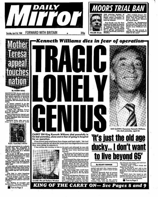 stuntcentral's tweet photo. Can it really be 30yrs ago? It was a very sad day then, but today we celebrate the life of our Kenny. @kcwcompanion @CarryOnJoan #stopmessinabout https://t.co/o61KtZJCEX