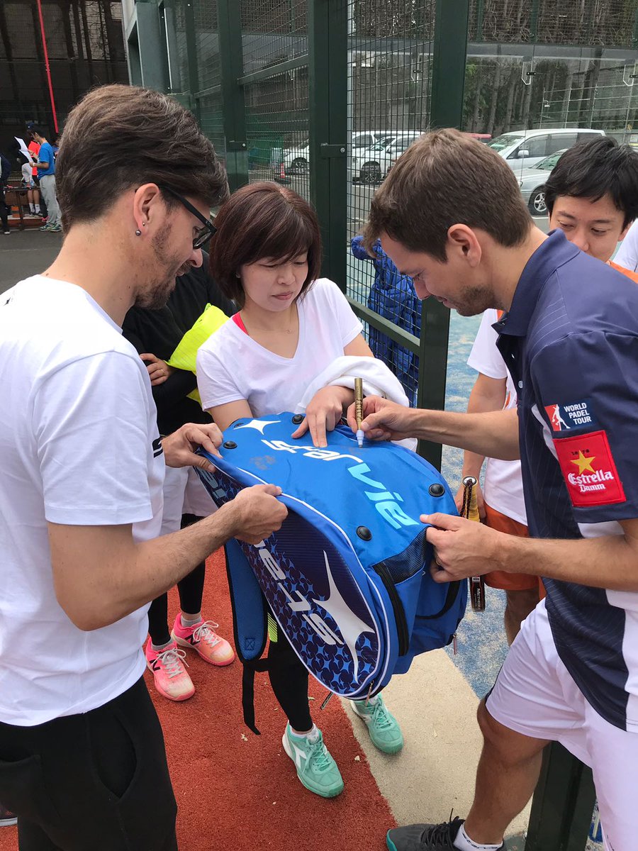 starviepadel's tweet photo. Nuestro #TeamStarVie @MatiDiazWarrior y @Marcello_Jardim continúan el tour de clinics por Japón🇯🇵 Esta vez en padel Tokorozawa. Seguimos llevando el #padel a todos los rincones del mundo 👏👏
#FactoryTourJapan | #BeTheBest https://t.co/5YJPuS1jih