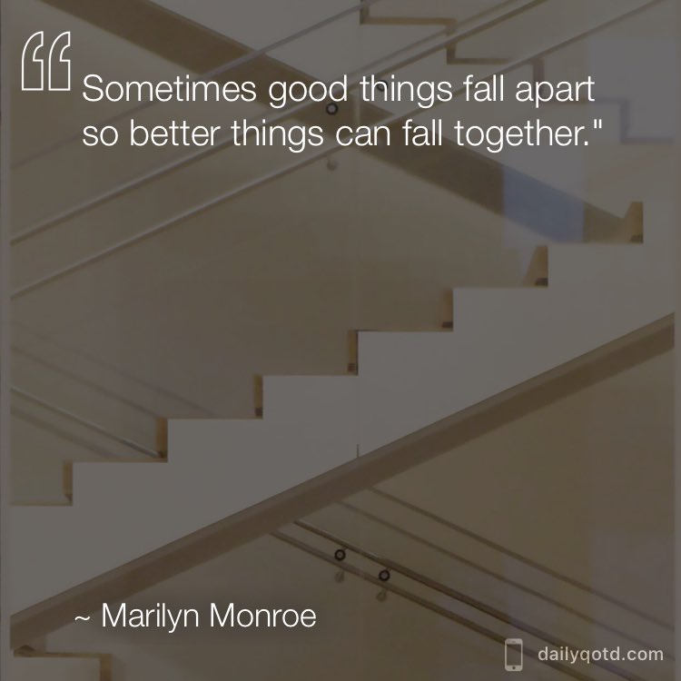 UPHSVikingWBB's tweet photo. Sometimes good things fall apart so better things can fall together. —Marilyn Monroe via @dailyqotdapp #dailyqotdapp https://t.co/6i7T8LkQ90