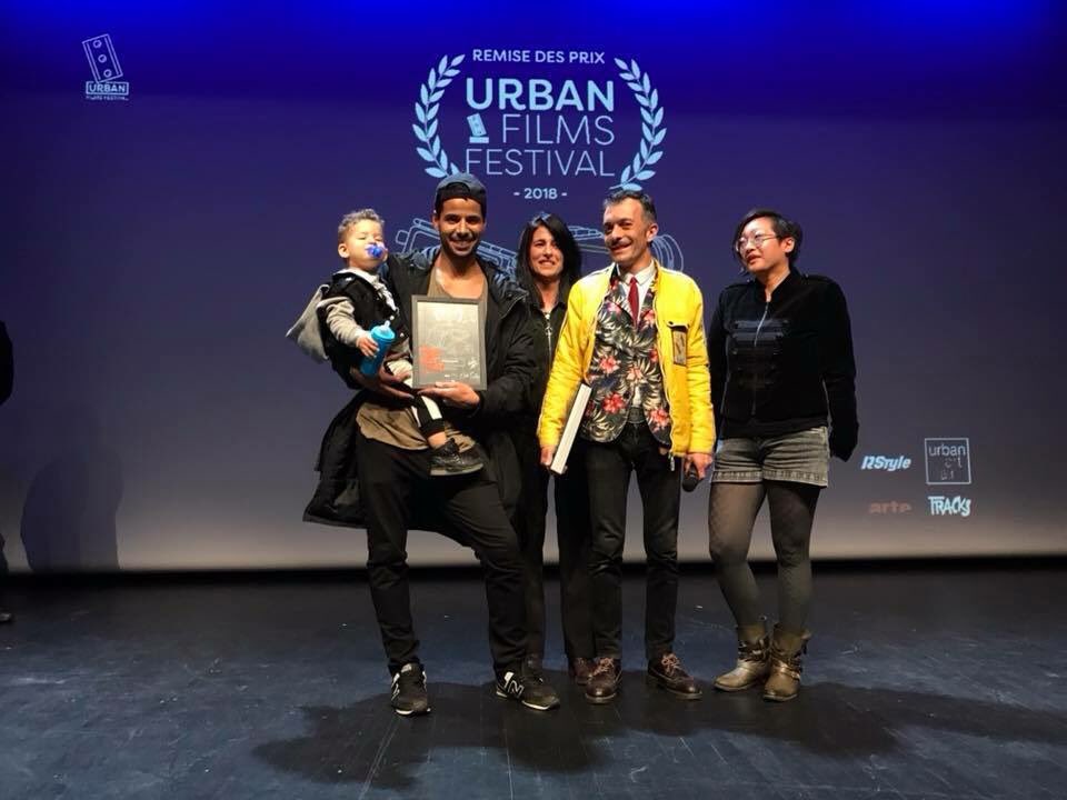 UFFPARIS's tweet photo. Félicitations aux vainqueurs de cette édition spéciale street art dans le cadre de @urbanartfair /Jidust de Kevin Gay et Videajacking @IhsenTLILI prix @tracks_ARTE #urbanfilmsfestival #urbanartfair #StreetArt #tracks https://t.co/xFY858spSO