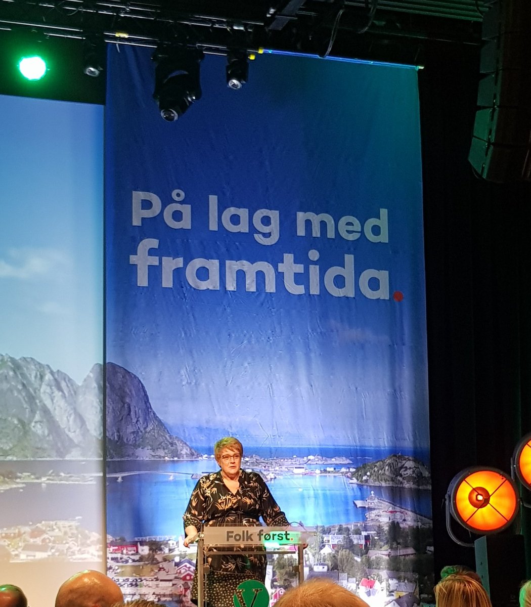 "Framtida kan bli bedre enn fortida" Trines avsluttningstale 😊💚