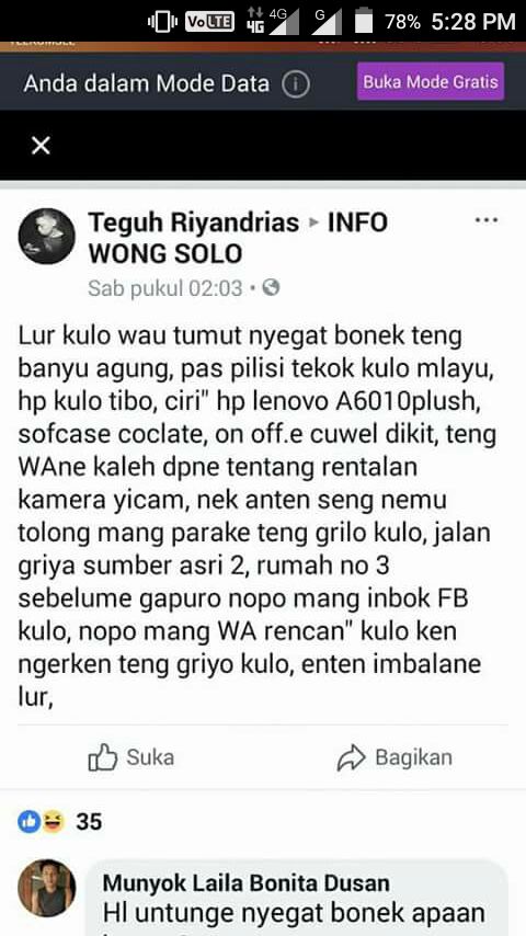 Suprication's tweet photo. Ni Bpk Polisi bisa buat melacak pengeroyokan Bonek @HoofdbureauID  @POLRESTASURAKAR @humasrestaska 
#UsutTuntas https://t.co/IBNn5QRvIh