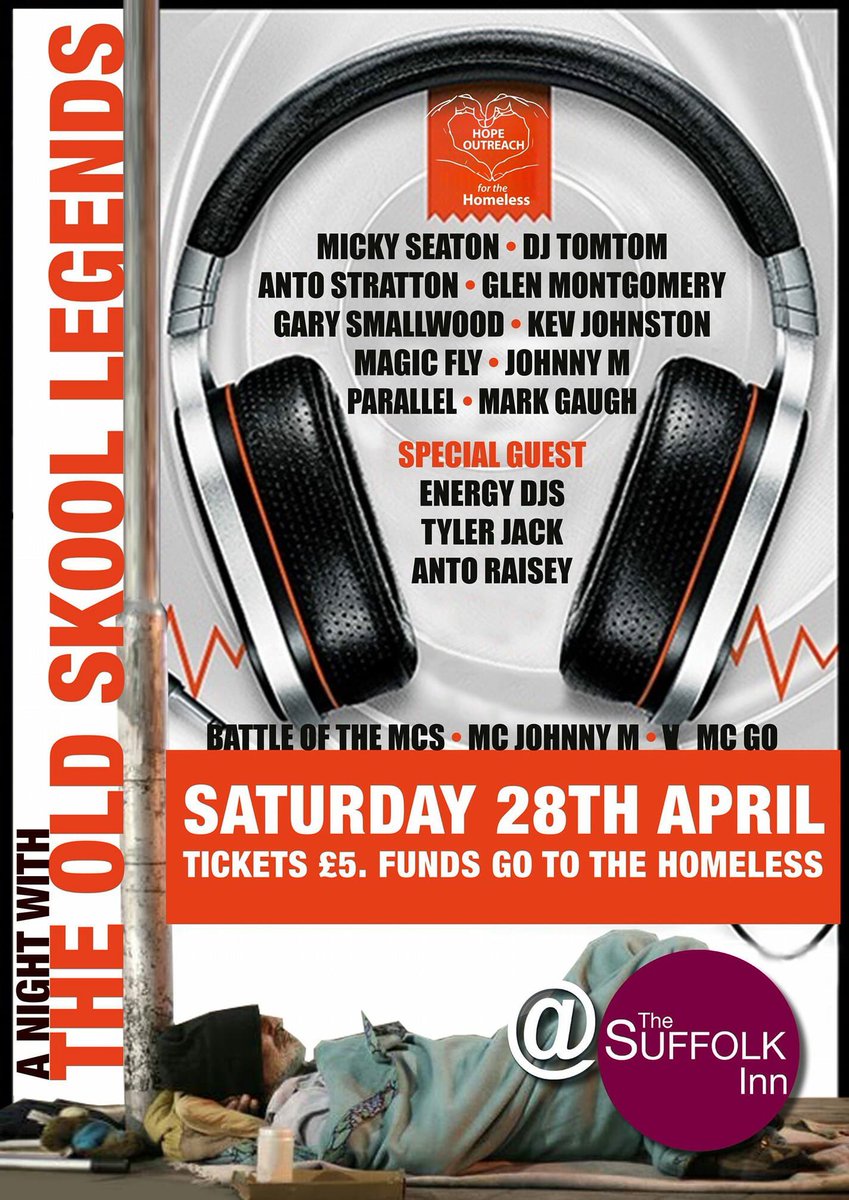 NILights's tweet image. £5 @ The door for this Event, No Tickets  
#Helpthehomeless #NIHomeless Support from  #Energy106 Djs