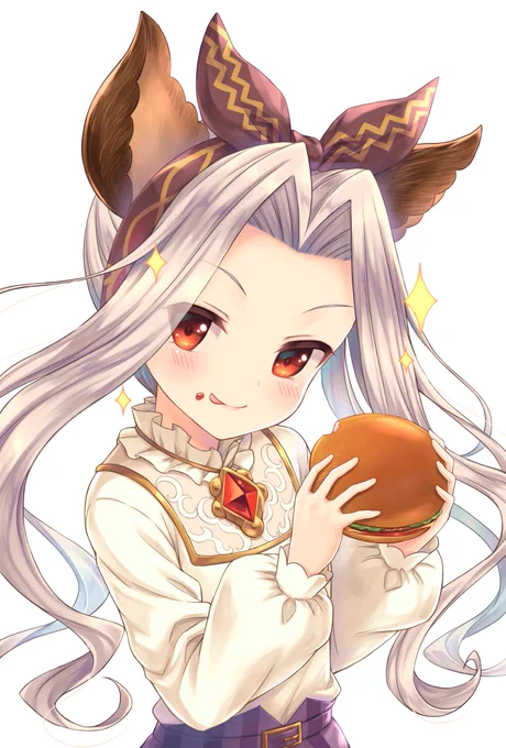 スカーサハ様のほっぺのケチャップを取ってあげ隊 #グラブル 