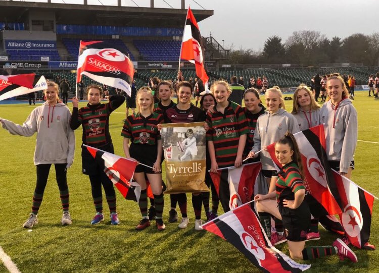 Great to see Saracens Women inspiring the next generation #ThisGirlCan
