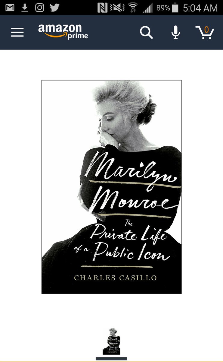 bmpack's tweet photo. I just pre-ordered @CharlesCasillo's #biography from @amazon: @amazonbooks:
"#MarilynMonroe: The Private Life of a #PublicIcon"
Follow Charles. He's a Good Guy. And Sharp too 😉
#book #BookstoreDay #writerslife
@MarilynDiary
https://t.co/4Aprgc6ATM https://t.co/JiOlLEJtn3