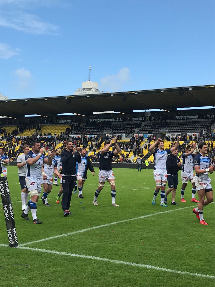 ILS L’ONT FAIT! VICTOIRE du CO au <a href="/staderochelais/">Stade Rochelais</a> 18-26! Quel match de nos joueurs 💪🔵⚪️#TeamCO #SRCO