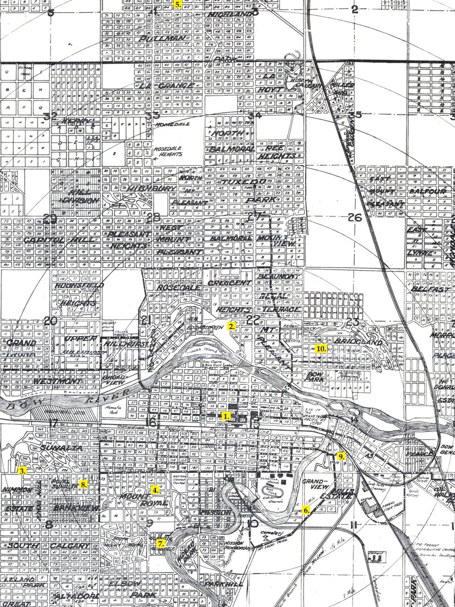 AlanZakrison's tweet photo. It's time for your Sunday #twittertour! We'll be flying all over #YYC today, looking at old #sidewalkstamps. While the stamps themselves are interesting, the stories of early Calgary sidewalk contractors are practically begging to be told! 1/12 https://t.co/YHNPaqAEs3