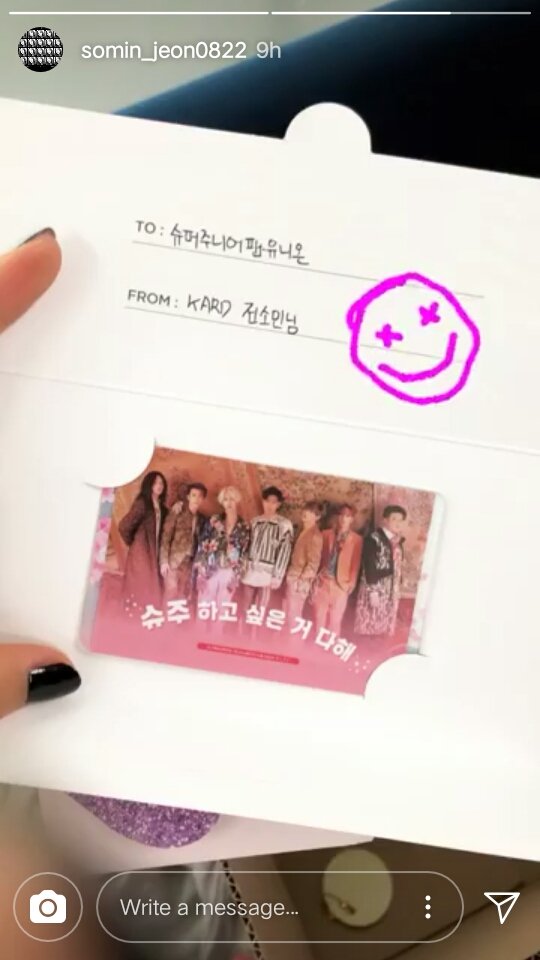 kardis_daebak's tweet photo. [ IG•041518 ]

Somin's IG Story update 💓

#somin #kard https://t.co/4lzYE7dtyX