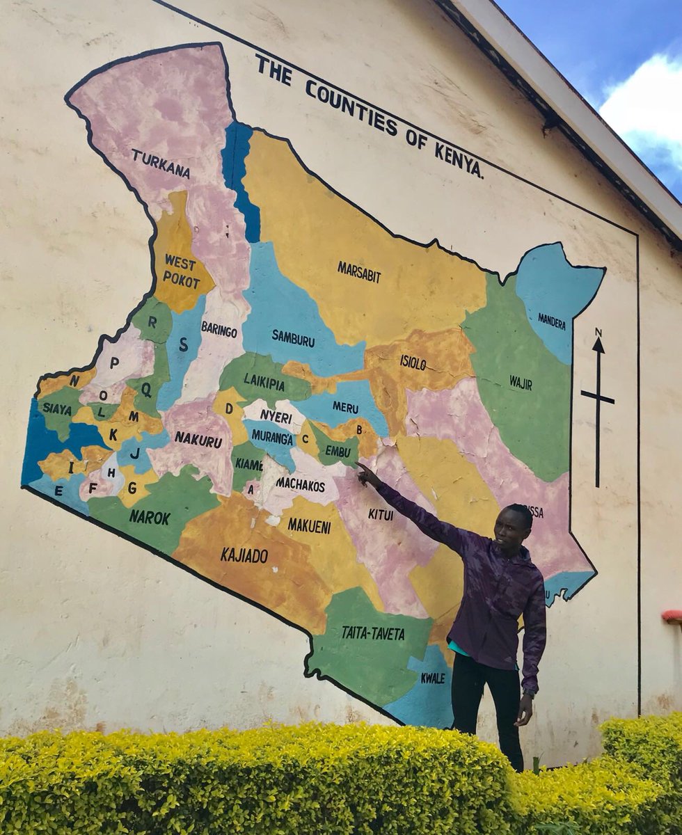 My county, my trainingsplace, my Kenya. My sweats are on the roads of Embu. One week to go to <a href="/LondonMarathon/">TCS London Marathon</a> <a href="/adidasrunning/">adidas Running</a> #teamVolare
