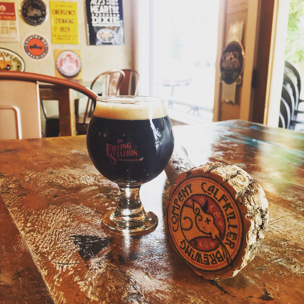 _FillingStation's tweet photo. #12south #tapoftheday Always a classic @calfkillerbeer Classic Stout is on special all day today. Hooray! #drinklocal https://t.co/9JhISCi3Js