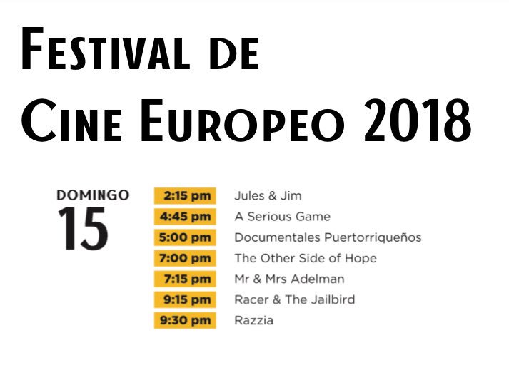 Domingo de cine para comenzar la semana llena de energías. Adquiere tus boletos accediendo a bit.ly/2H8Hm4c