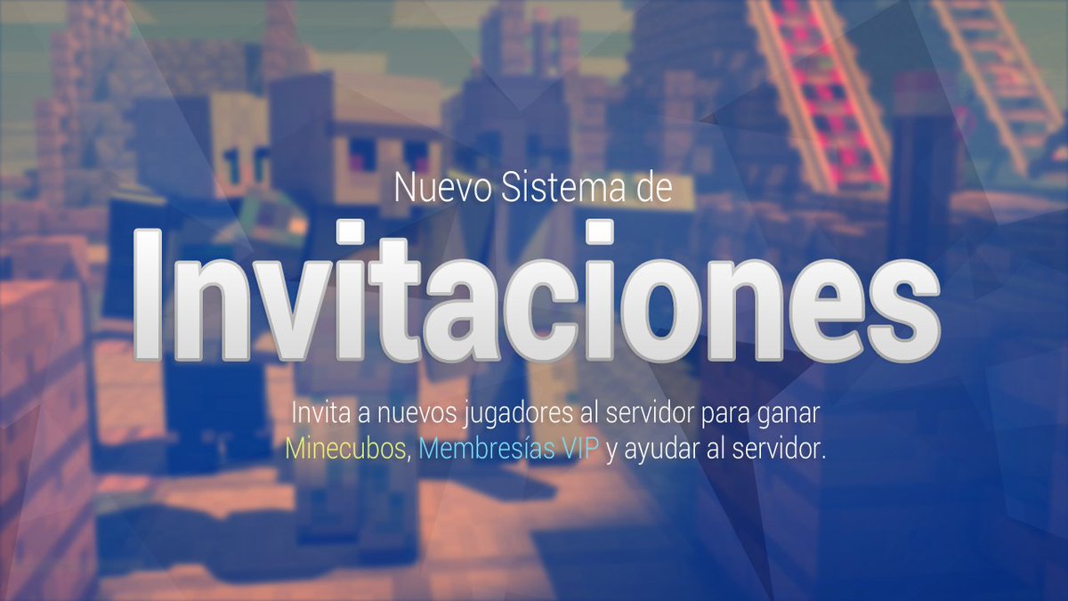 Minecub's tweet photo. 📨NUEVO SISTEMAS DE INVITACIONES 📨

🤝 El día de hoy hemos lanzado la primera versión del Sistema de Invitaciones. Ahora puedes recibir recompensas por invitar a personas al servidor. 🎁

👥Entérate de como usarlo: https://t.co/otzhuIHccG https://t.co/cdSnhwY5lJ