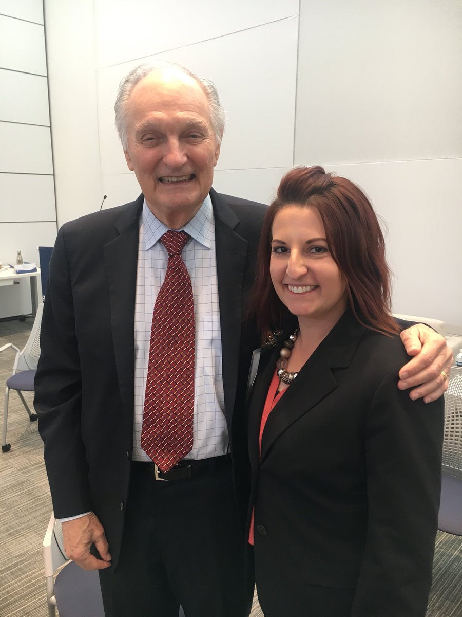 SammeFulk's tweet photo. We had the great pleasure of working with Alan Alda this past week! Improv is a great practice for communication strengthening! #EmergingLeaders2018 #AlanAldaWorkshop https://t.co/2LYUzGu4n5