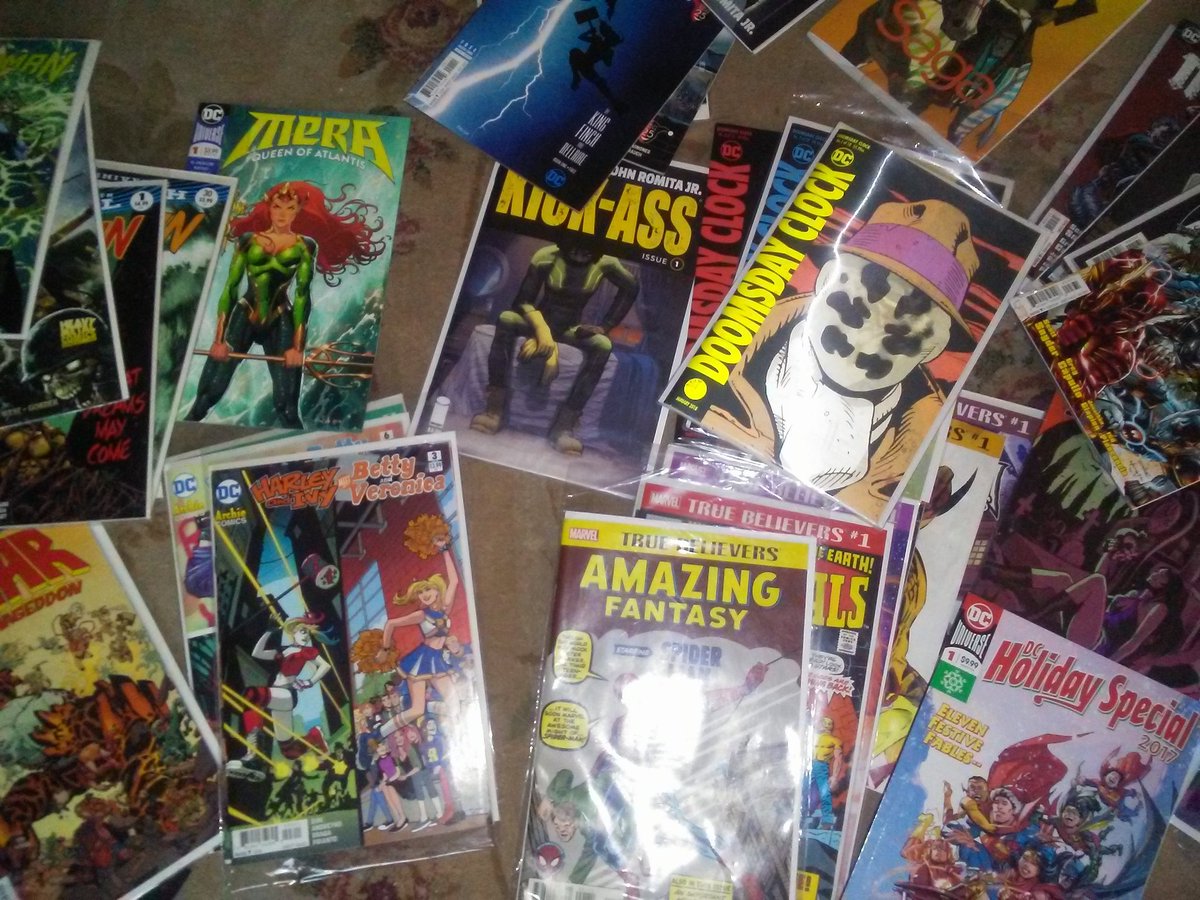 So it's an organize comics kinda day.