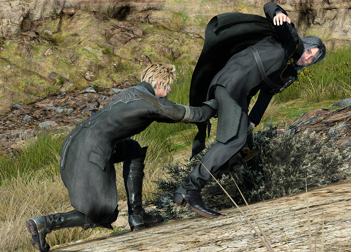 Dang! What the hell Prompto! 😂

Source: danaduchy
#FFXV #FF15 #Noctis #Prompto #promptis