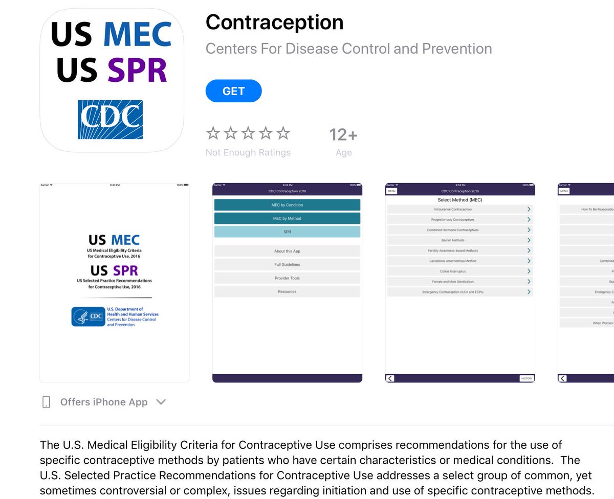 Cdc Birth Control Chart