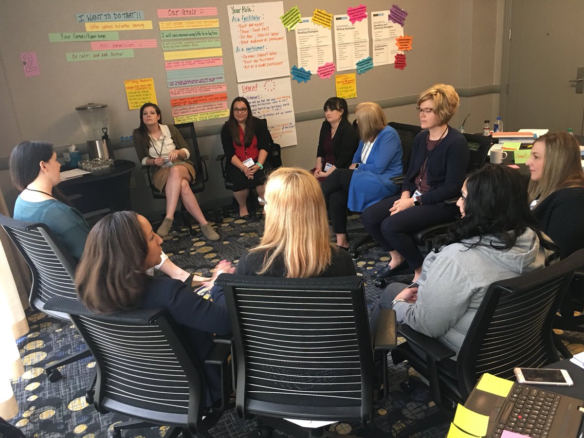 Debriefing at its best in the Pod 1 circle of trust💙 #PodAlmighty #springboardPL <a href="/DougSBoard/">Doug Waugh</a>