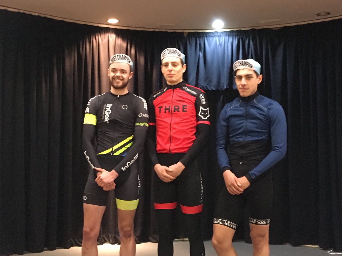 Cracking racing - although not quite the mud and rain weather we hoped for! Podium: