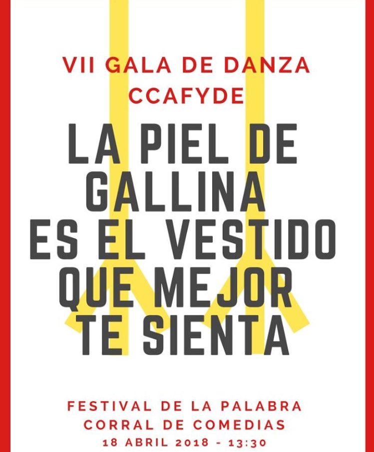 Mirihv7's tweet photo. Tic tac tic tac ⏳...ya no queda nada para el día de la gala...la piel se empieza a poner de gallina 🐔 @corraldealcala #HomoExpresivus #HiloRojo https://t.co/Aio8L21jUS