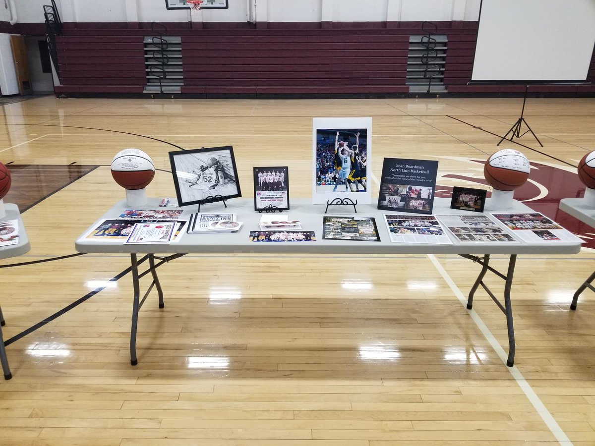Coach_Griffith's tweet photo. Hard to say goodbye to our 4 seniors @RyanMiller1456 @adamwaskow22 @BradPflu1 @sean_boardman16 Back2Back state tourneys and 4 Conference Championships!  Going to be weird not having you boys walk thru the doors for practice next year.  You've definitely left your mark here at NL! https://t.co/U9KhOSutUb