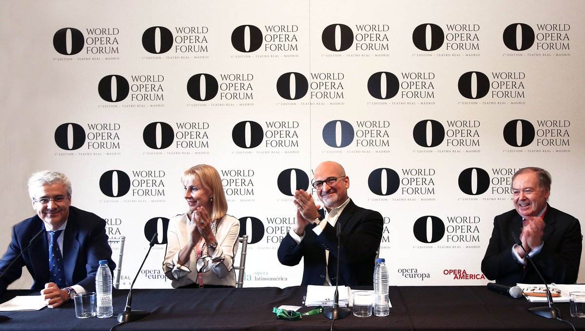 OLA_opera's tweet image. Día de cierre del histórico encuentro realizado en el @Teatro_Real de Madrid. #WorldOperaForum #OperaAmerica #OperaEuropa #OperaLatinoamerica