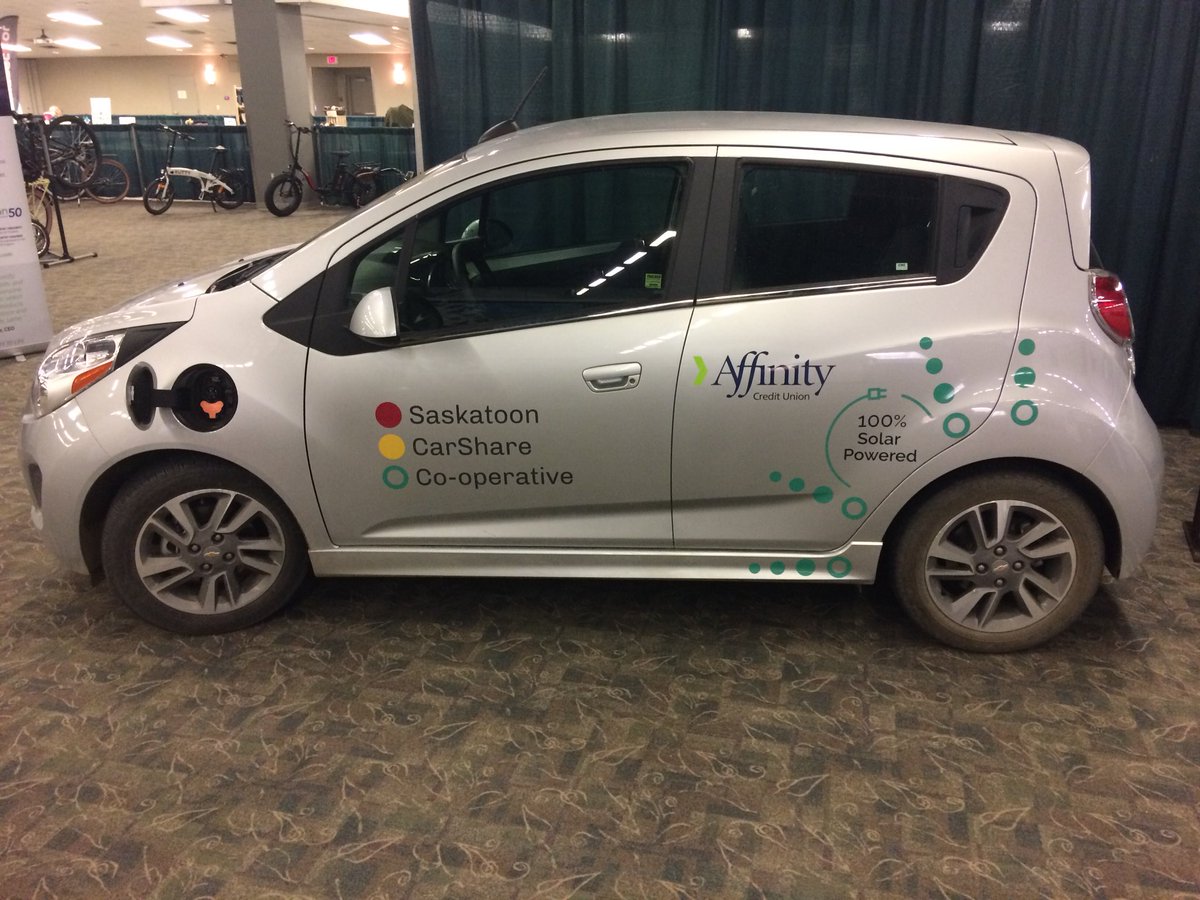 EVs are becoming a reality in #sask! Come and learn how today at the Expo stage at 4pm with <a href="/cdnjay/">Jason Cruickshank</a> of SaskEV.ca! And be sure to visit <a href="/YXECarShareCoop/">YXE CarShare Co-op</a> <a href="/SunCountryHwy/">Sun Country Highway</a> &amp; more! #sklivinggreenexpo #getgreen