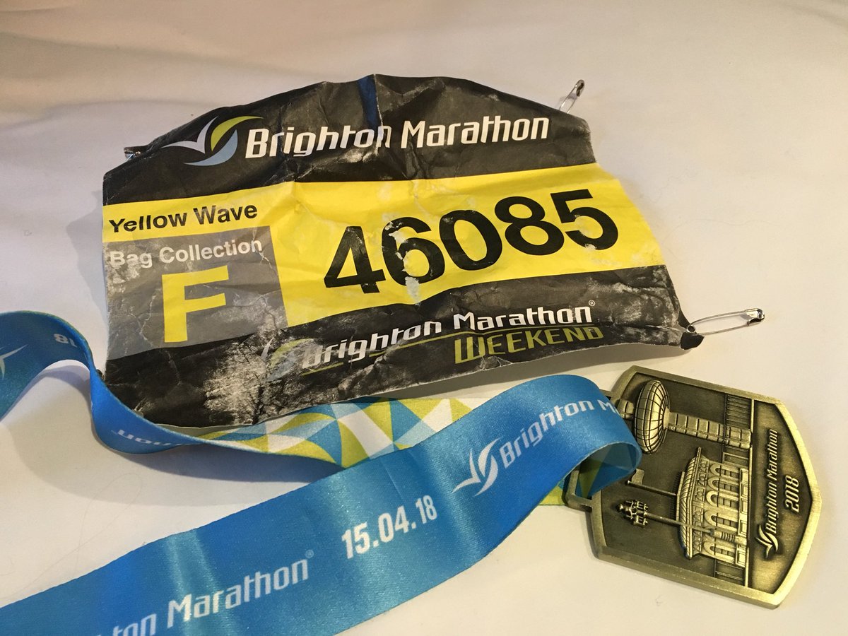VIctoriaElizG's tweet photo. This happened today!!! #brightonmarathon2018 #brightonmarathonfinisher #proud #hurting #thisgirlcan https://t.co/BrgkFBYMff