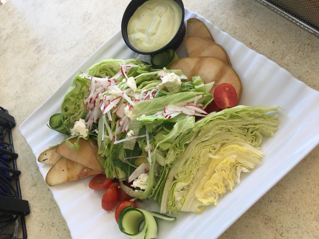 SheratonVBO's tweet image. The grilled pear salad is a refreshing, bright salad on warm days like today! #eatlocal