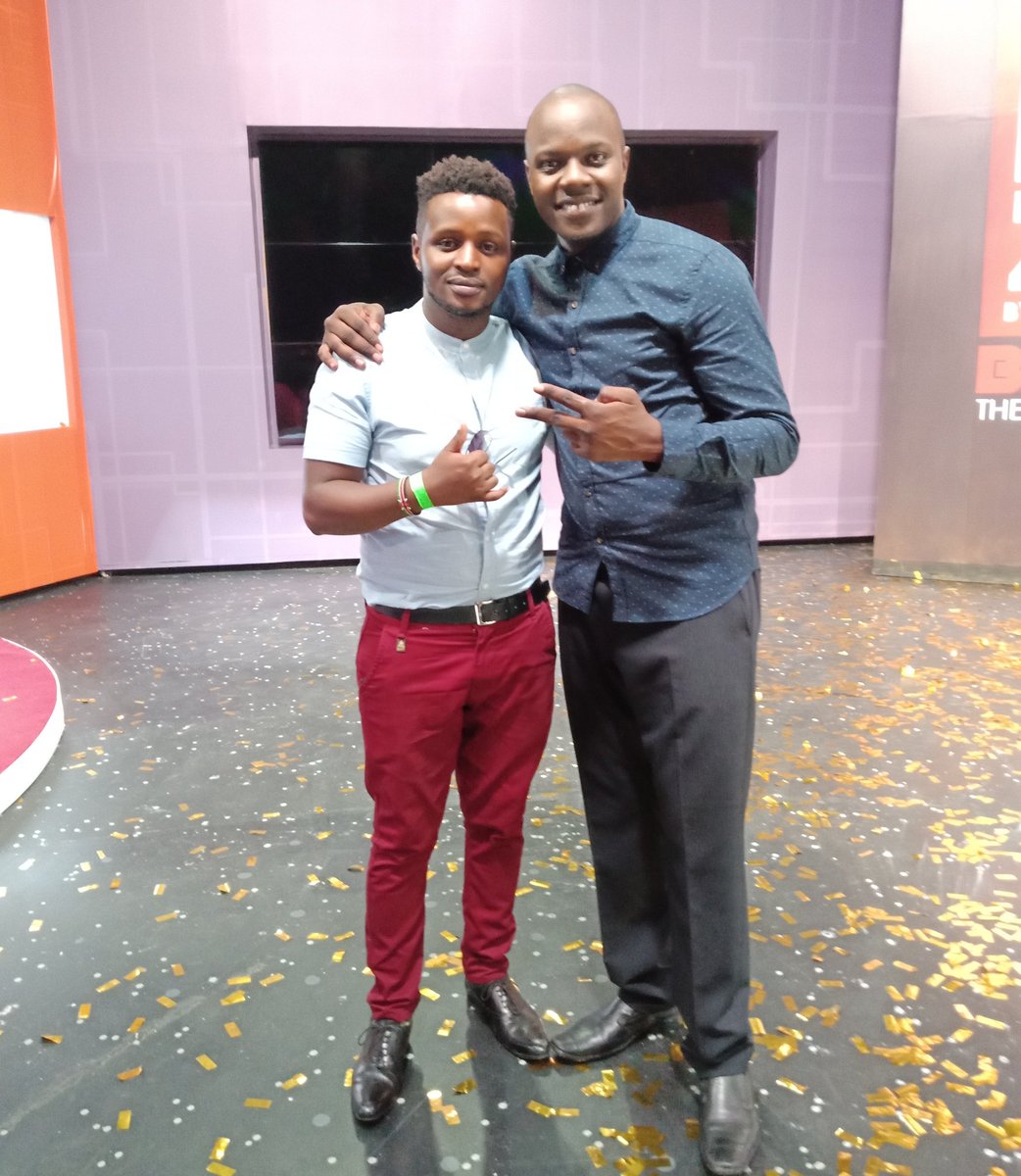 Iam exited for this ninja right here #Brianrono . Congratulations on the win champ.Go change the world!! #BYOBTVShow