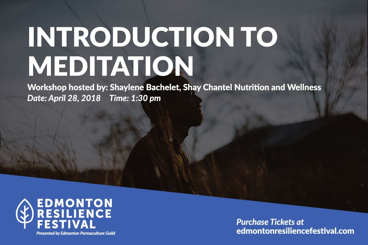 Have you longed to experience the bliss of meditation but don’t know where to begin? Then this workshop by Shaylene Bachelet is for you. To register for this workshop and many more happening at the Edmonton Resilience Festival, click here > edmontonresiliencefestival.com