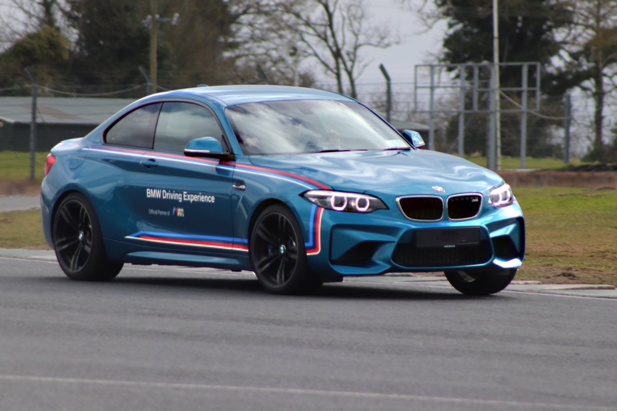 Mondello_Park's tweet photo. Drive the stunningly beautiful BMW M2 or M4 in Mondello Park thanks to BMW Ireland.
There is no sight more breath taking than rounding the final corner here in Mondello Park, and now you can do it #PoweredByM. Don't miss out and book your BMW Driving Experience https://t.co/8mvRSNZ12S