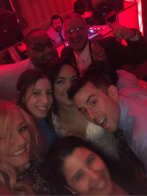 Win together Celebrate together. EWR9 celebrating two of our very own joining in marriage. Amazing night! #Behindthesmiles