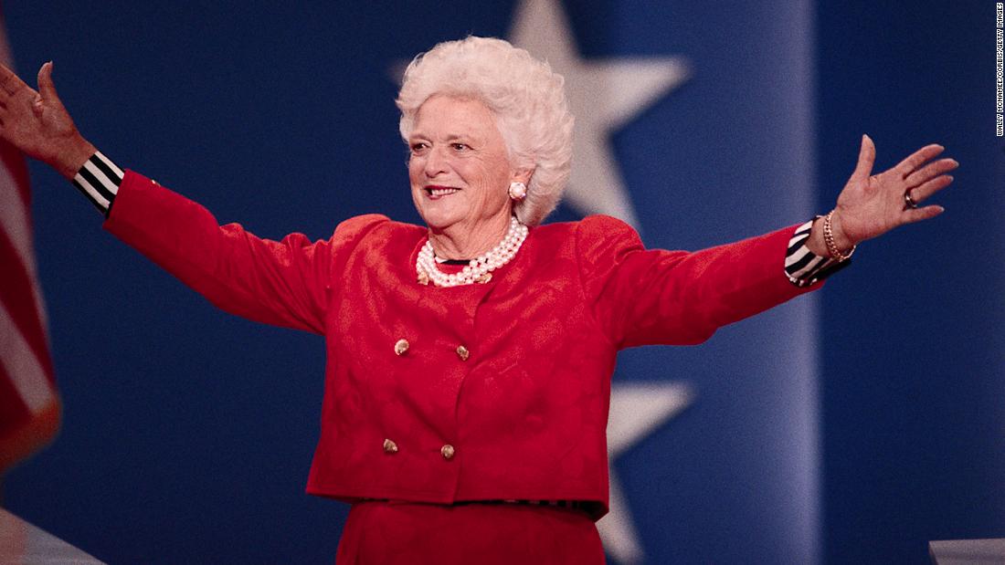 CNN's tweet photo. BREAKING: Former first lady Barbara Bush, 92, is in failing health https://t.co/woCuXpIp31 https://t.co/Gi0DjGi7L1