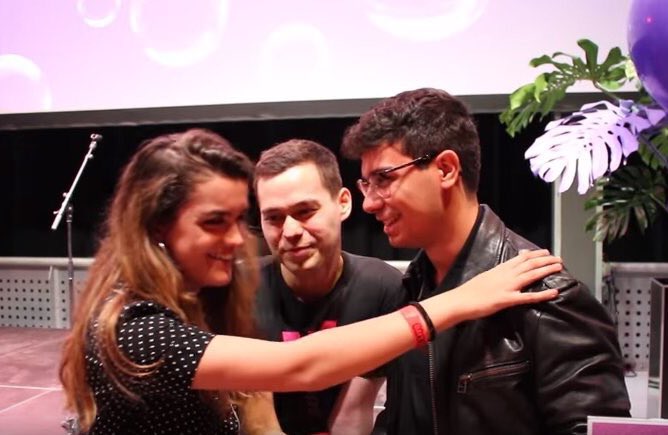 willyleeadams's tweet photo. In this screen grab I look like a proud father watching my daughter get married to her beloved 😂👫 #Almaia #ESC2018 #Eurovision #EiC2018 #Eurovision2018 https://t.co/Ql6je9Ucul